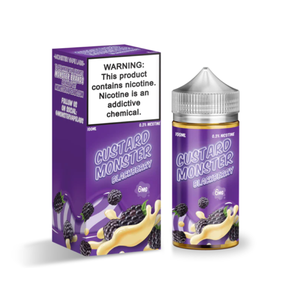 CUSTARD MONSTER 100ML JUICE 6MG - BLACKBERRY
