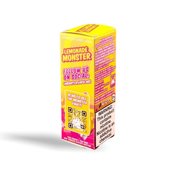 LEMONADE MONSTER 30ML JUICE 24MG - PINK LEMONADE - Image 2
