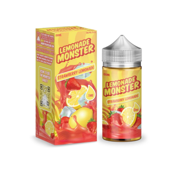 LEMONADE MONSTER 100ML JUICE 3MG - STRAWBERRY LEMONADE