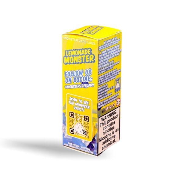 LEMONADE MONSTER 30ML JUICE 24MG - BLUEBERRY LEMONADE - Image 2