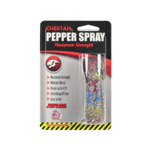 CHEETAH PEPPER SPRAY – SILVER FLOWER