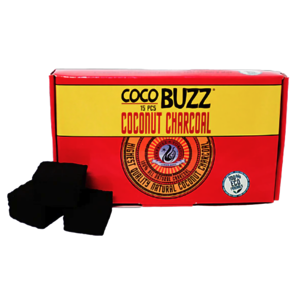 COCOBUZZ COCONUT 15CT CHARCOAL