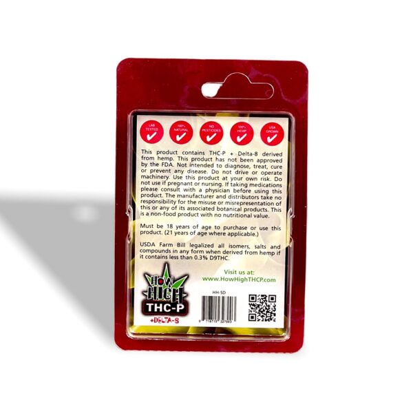 HOW HIGH THC- P D8 CARTRIDGE 1G SATIVA - SOUR DIESEL - Image 2