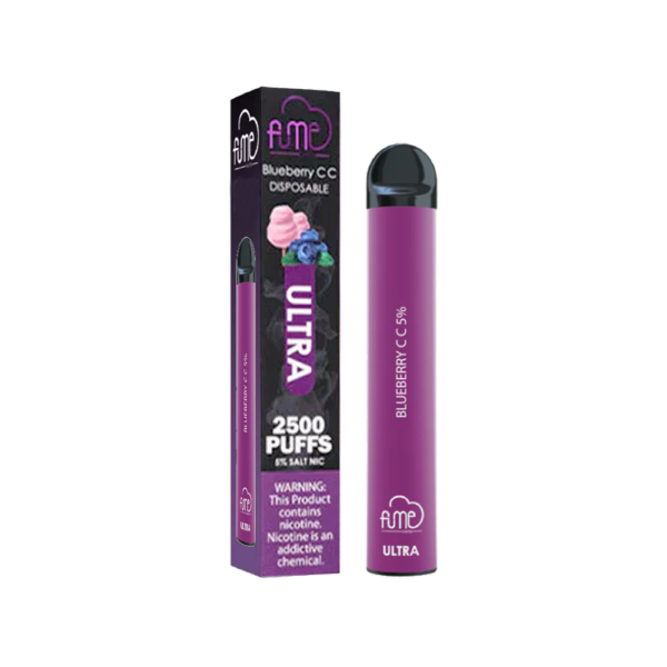FUME ULTRA 5% SALT NIC DISPOSABLE - BLUEBERRY CC