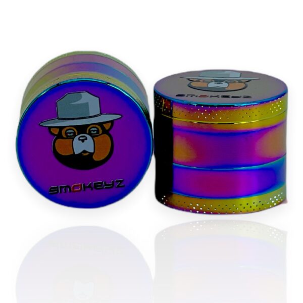 SOMKEYZ 4 PARTS SMALL RAINBOW DESIGN GRINDER - Image 2