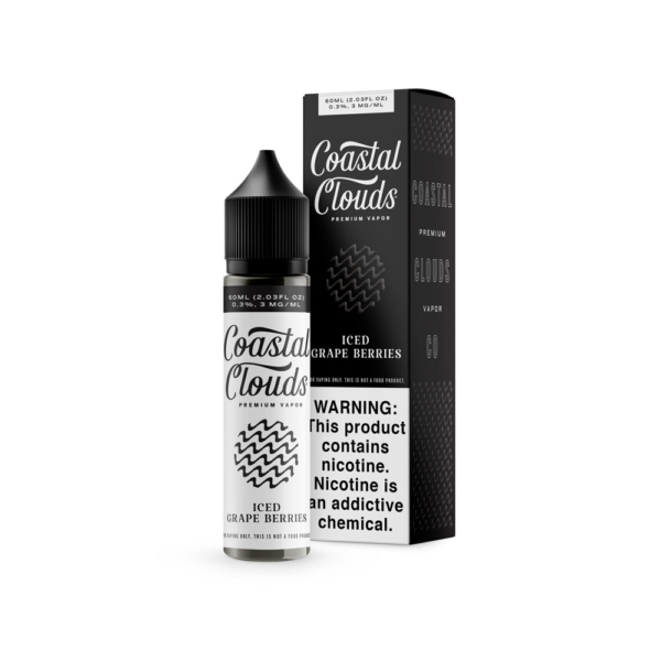 COASTAL CLOUDS 60ML JUICE 6MG  - ICED GRAPE BERRIES