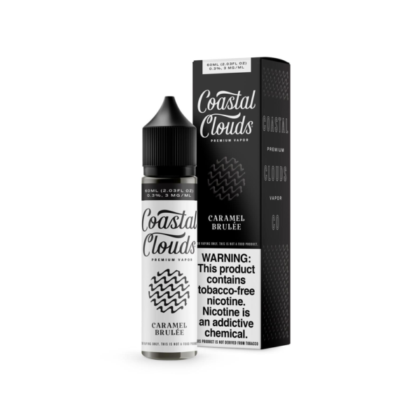 COASTAL CLOUDS 60ML JUICE 6MG (TFN) - CARAMEL BRULEE