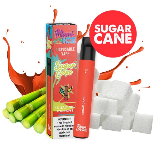 MIAMI ICE  5% NIC DISPOSABLE - SUGAR CANE