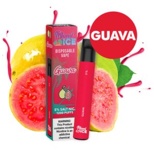 MIAMI ICE  5% NIC DISPOSABLE – GUAVA