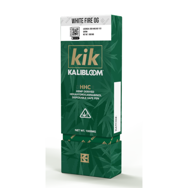 KIK HHC 1000MG DISPOSABLE VAPE  SATIVA - WHITE FIRE OG