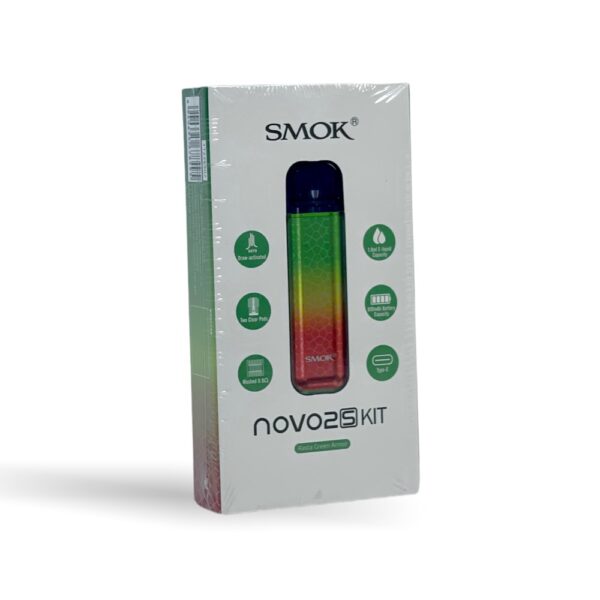 SMOK NOVO 2S 20W KIT - RASTA GREEN ARMOR