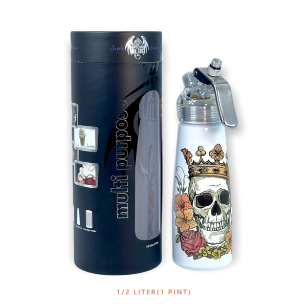 SPECIAL BLUE PINT DISPENSER PLASTIC HEAD - KING SKULL