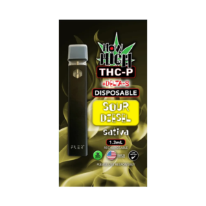 HOW HIGH THC- P D8 DISPOSABLE – SOUR DIESEL