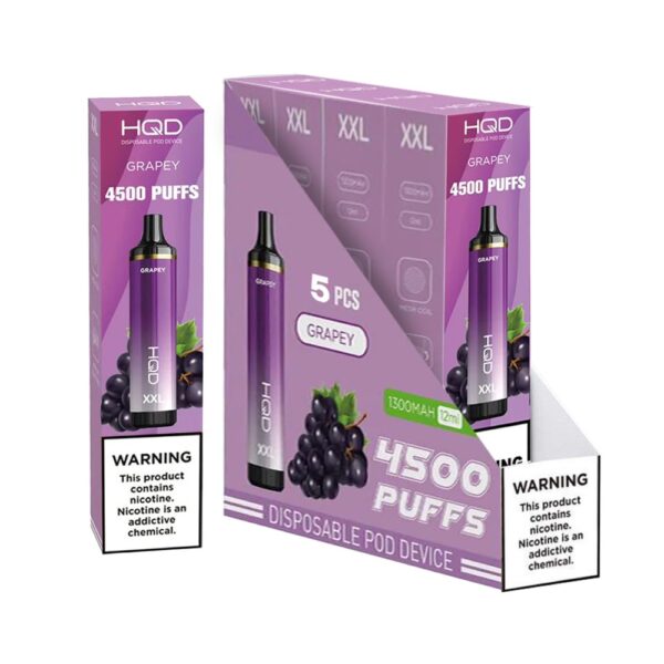 HQD CUVIE PRO 5% NIC DISPOSABLE  - GRAPEY