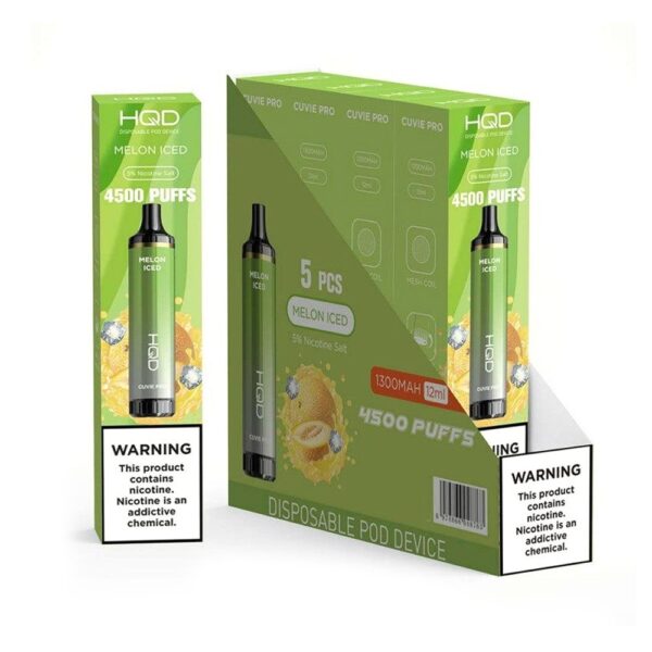 HQD CUVIE PRO 5% NIC DISPOSABLE  - MELON ICE