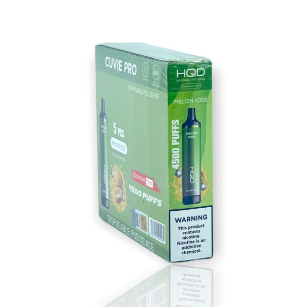 HQD CUVIE PRO 5% NIC DISPOSABLE  - MELON ICE - Image 2