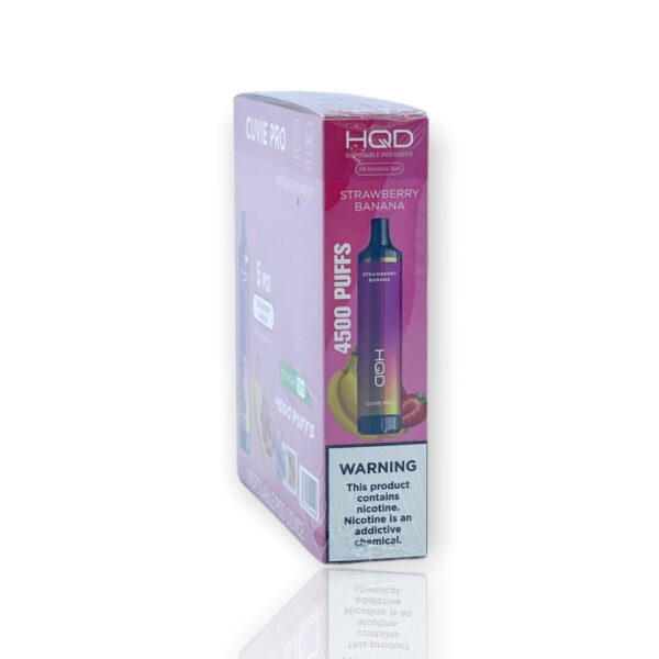 HQD CUVIE PRO 5% NIC DISPOSABLE  - STRAW BANANA - Image 2