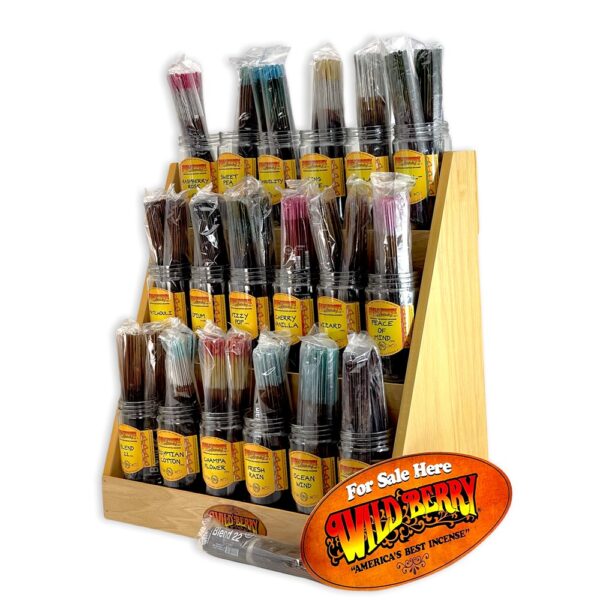 WILD BERRY 18 JAR FRAGRANCE DISPLAY