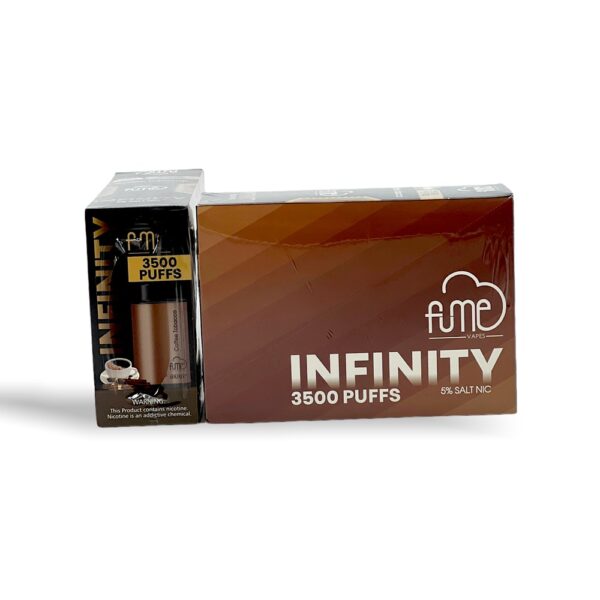 FUME INFINITY 5% SALT NIC DISPOSABLE - COFFEE TOBACCO - Image 2