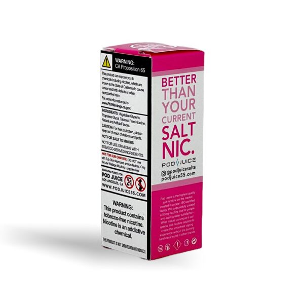 POD SALT NIC 30ML JUICE 55MG - PINK BURST - Image 2