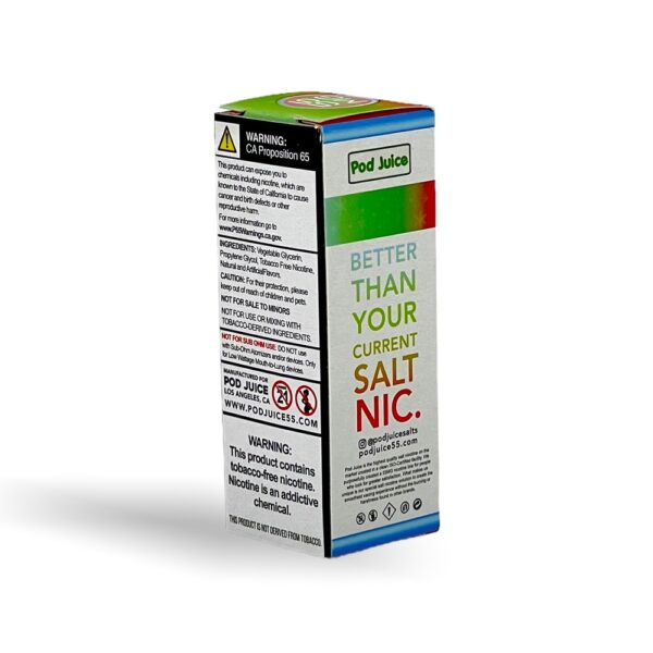 POD SALT NIC 30ML JUICE 55MG FREEZE - STRAW KIWI - Image 2