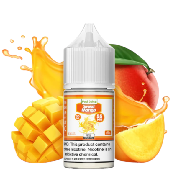 POD SALT NIC 30ML JUICE 55MG - JEWEL MANGO