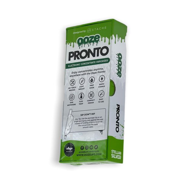 OOZE PRONTO VAPORIZER - SILVER - Image 2