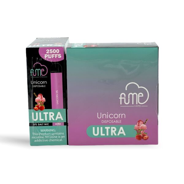 FUME ULTRA 5% SALT NIC DISPOSABLE - UNICORN - Image 2