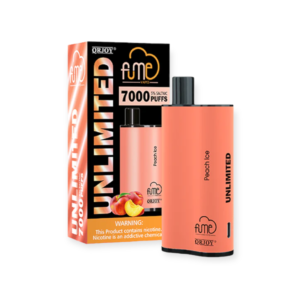FUME UNLIMITED 5% SALT NIC DISPOSABLE – PEACH ICE