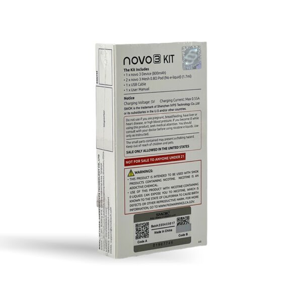 SMOK NOVO 3 KIT - RED CARBON FIBER - Image 2