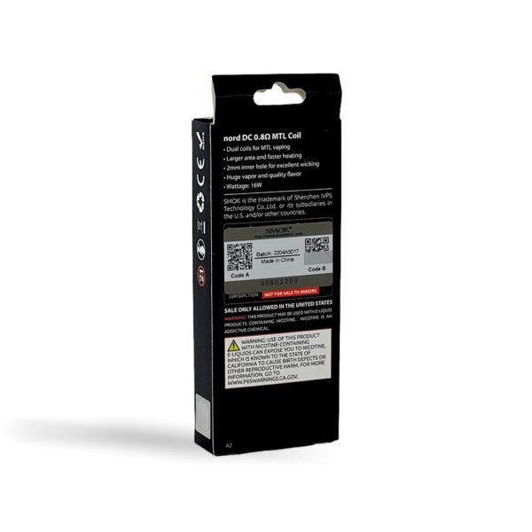 SMOK NORD DC 0.8 OHMS REPLACEMENT COIL - Image 2