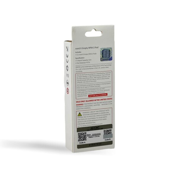 SMOK NORD X 6ML RPM2 EMPTY POD CARTRIDGE - Image 2