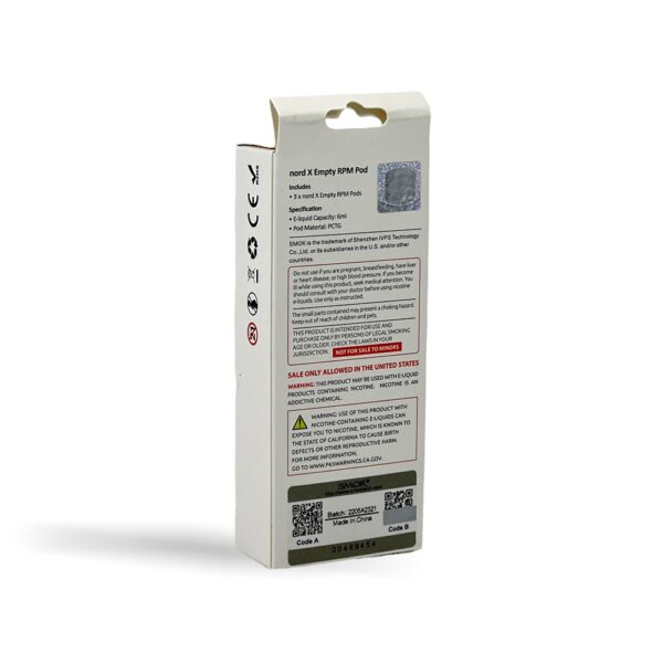 SMOK NORD X 6ML RPM EMPTY POD CARTRIDGE - Image 2
