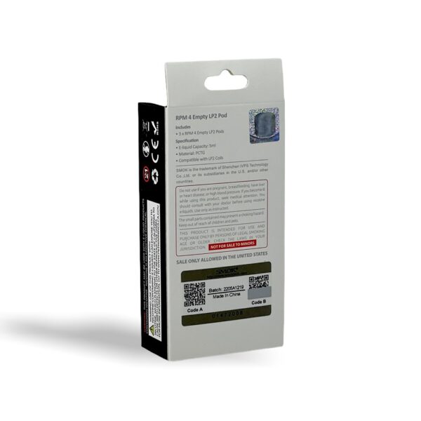 SMOK RPM 4 LP2 EMPTY POD CARTRIDGE - Image 2