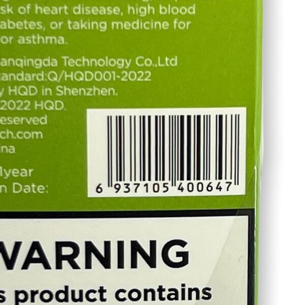 HQD CUVIE ULTIMATE 5% DISPOSABLE - CANTALOUPE - Image 3