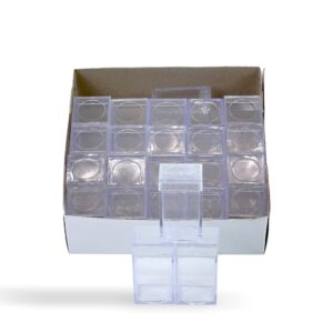 CUBE PLASTIC JAR DISPLAY – CLEAR