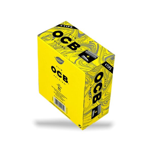 OCB SOLAIRE SLIM ROLLING PAPERS  W/TIPS - Image 2
