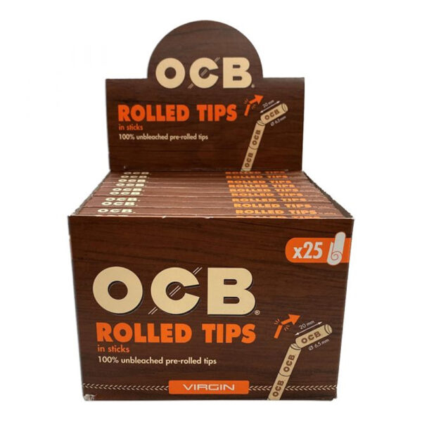 OCB VIRGIN ROLLED TIP