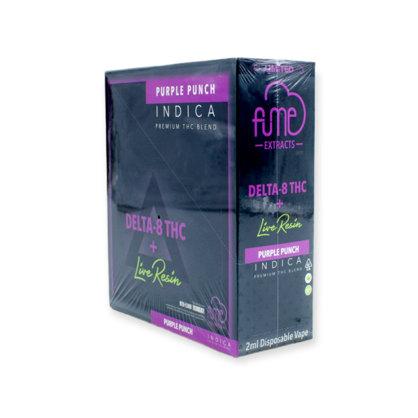 FUME LIMITED D8-THC 2ML DISPOSABLE INDICA - PURPLE PUNCH - Image 2