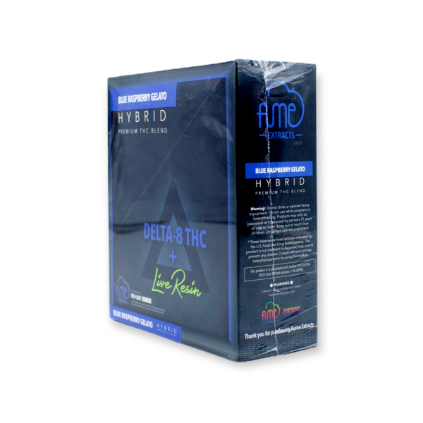 FUME LIMITED D8-THC 2ML DISPOSABLE HYBRID - BLUE RASPBERRY GELATO - Image 3