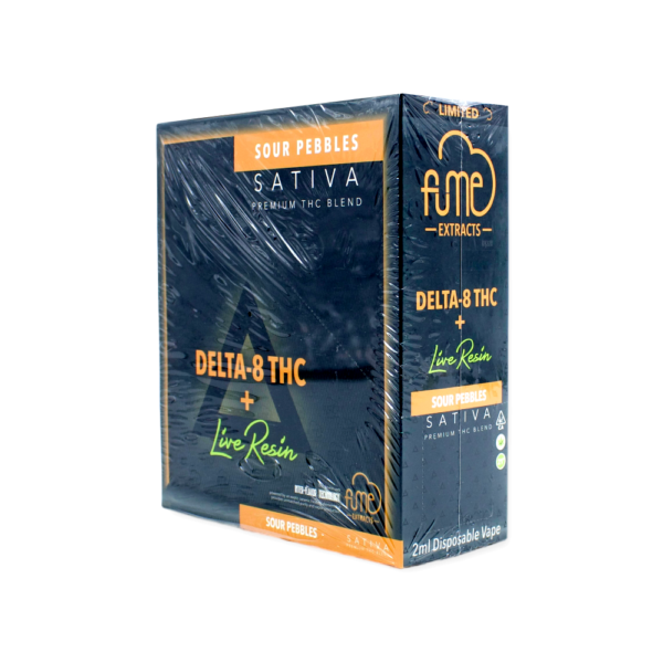 FUME LIMITED D8-THC 2ML DISPOSABLE SATIVA - SOUR PEBBLES - Image 2