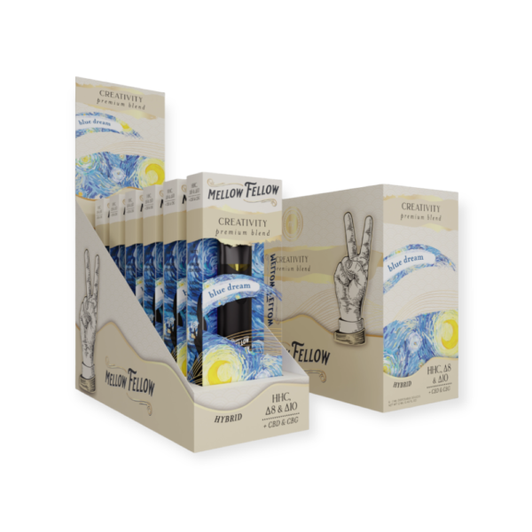 MELLOW FELLOW VAN GOGH'S CREATIVITY BLEND 2ML DISPOSABLE  - BLUE DREAM