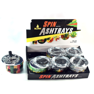 BLINK SPIN AWAY METAL ASHTRAY- TYE DIE