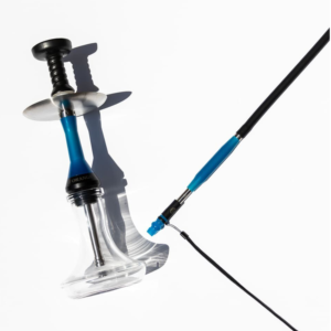 LE ORANGE MINI COMMANDANT RESIN HOOKAH – BLUE GLOW