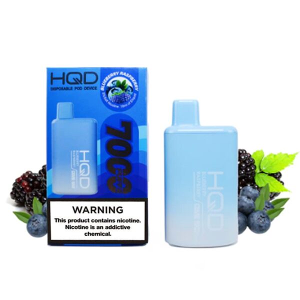 HQD CUVIE BAR 5% NIC DISPOSABLE - BLUEBERRY RASPBERRY