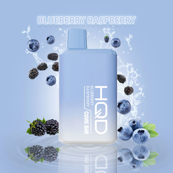 HQD CUVIE BAR 5% NIC DISPOSABLE - BLUEBERRY RASPBERRY - Image 2