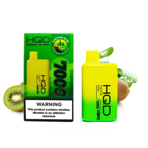 HQD CUVIE BAR 5% NIC DISPOSABLE - CACTUS KIWI