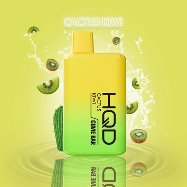 HQD CUVIE BAR 5% NIC DISPOSABLE - CACTUS KIWI - Image 2