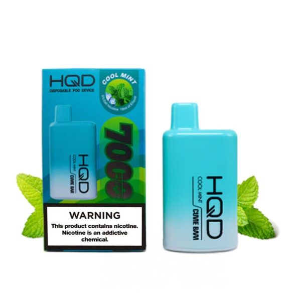 HQD CUVIE BAR 5% NIC DISPOSABLE - COOL MINT