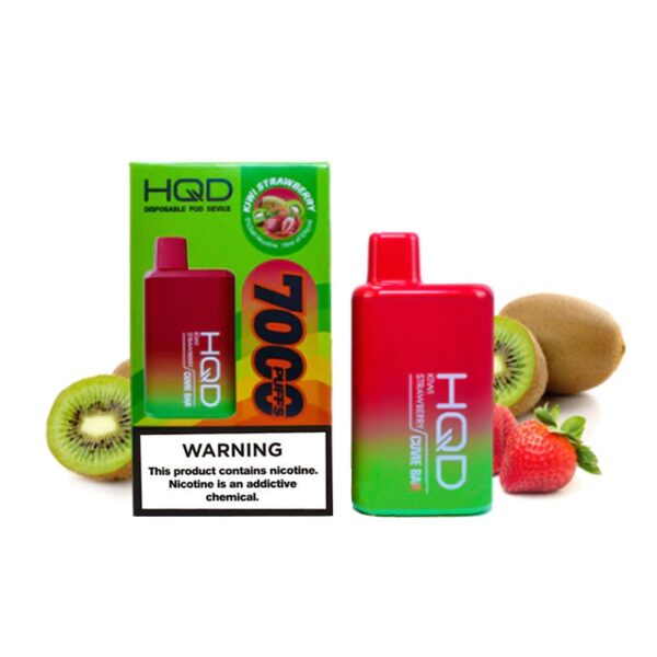 HQD CUVIE BAR 5% NIC DISPOSABLE - KIWI STRAW